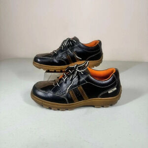Reaction By Kenneth Cole Boys Shoes Black and Tan Leather Size 13.5